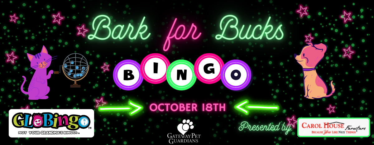 Bark for Bucks Glo Bingo 2025